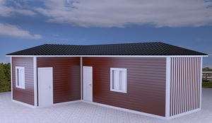 Maisons en conteneur modulaire Bureaux 20 pieds 40 pieds Panneau sandwich moderne préfabriqué Installation rapide Immeuble de bureaux Hôtel École - Product Image 2