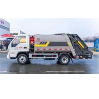 Camion à ordures compacteur Foton 4x2 4,5 m3, mini camion de collecte des ordures, fabriqué en Chine