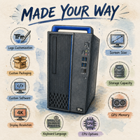 PC de bureau Hygon Enterprise extensible, ensemble complet, double LAN, HDMI, DP, VGA, 8 Go, SSD 512 Go, GPU 2 Go, moniteur 23,8 pouces, ordinateur OEM ODM