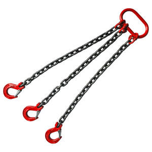 1トン、2トン、<span class=keywords><strong>3</strong></span>トンのシングルレッグ付きカスタムリフティングチェーンスリング - Product Image 2