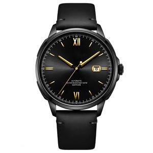 Montre de luxe en gros pour homme, en quartz doré, avec affichage de la date, étanche, pour le sport, bracelet en acier inoxydable - Product Image 4