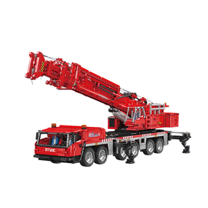 Para 17065 4566PCS <span class=keywords><strong>Serie</strong></span> de Ingeniería RC GMK Grúa, Bloques de Construcción, Modelo de Juguete Educativo Electrónico, Plástico ABS, Escala 1:8 - Product Image 1