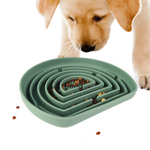 Silicone Slow <b>Feeder</b> Anxiety Relief Licking Pad Lick Mat Dog & <b>Cat</b> Square Silicone Lick Mat Pad Bowl - Product Image 3