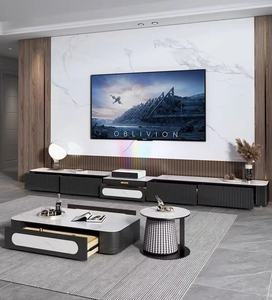 Écran de projection <span class=keywords><strong>TV</strong></span> laser intelligent Armoire intégrée pour la maison Mobilier de maison 1 pièce Meuble <span class=keywords><strong>TV</strong></span> Mobilier de salon moderne - Product Image 6