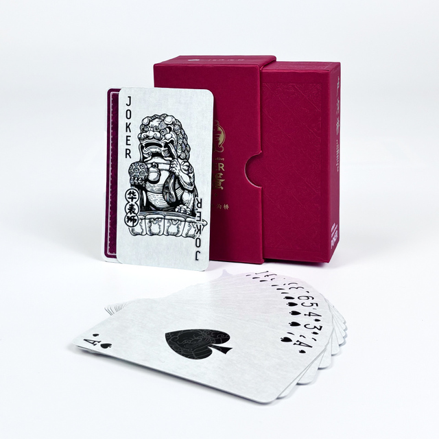 Hot Sale Custom Printed High Quality Durable Eco-Friendly Paper Poker Cards with Personalized Designs and Paper Box