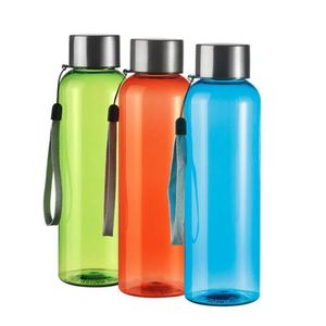 Botella de Agua Deportiva de Plástico Ecológica Portátil de 500 ml, Gran Capacidad, Apta para Lavavajillas, Unisex, para Uso en Exteriores, con Tapa Abatible - Product Image 1