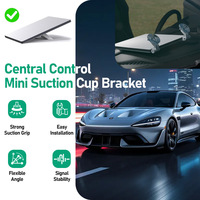 Supports à ventouse grand format pour Starlink Mini – Fixation tableau de bord pour utilisation en voiture – Gris – Support à ventouse amovible