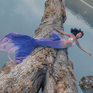 ผิวหางนางเงือกสำหรับเด็กกันน้ำพร้อมฟลิปเปอร์แบบโมโนฟินแห้งเร็วขนาดพิเศษสำหรับผู้ใหญ่จัดส่งในประเทศ - Product Image 1