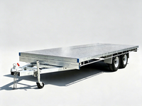 Remorques plates Aoemai personnalisables, pour le transport de voitures, haute capacité de charge avec rampes