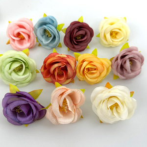 Cabeza de Rosa de Seda de 5 cm de Alto, Simulación Realista, Reutilizable, Decoración para Bodas y Hogar - Product Image 2