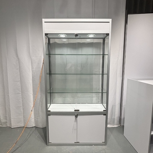 Vitrina de Exhibición de Vidrio de 72 Pulgadas de Alto con Marco de Aluminio Ligero, Vitrina de Vidrio para Tienda de Cigarrillos, Vitrinas de Exhibición - Product Image 4