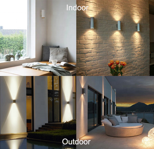 Lampada moderna in alluminio murale bianco ip65 su e giù appliques led de pared parete interna luce lampada <span class=keywords><strong>applique</strong></span> per soggiorno - Product Image 6