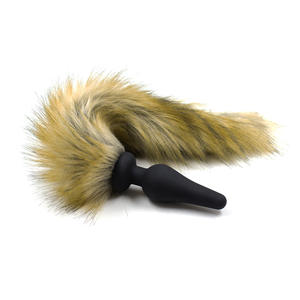 SM Sex toys dispositifs de masturbation masculine et féminine plug anal inférieur queue de <span class=keywords><strong>renard</strong></span> queue de chien animal flirter <span class=keywords><strong>tentation</strong></span> faux poils de laine d'animaux - Product Image 6