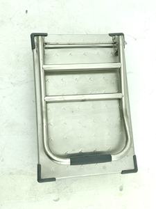 상업용 주방 레스토랑 취사 장비 네 바퀴 접이식 디자인 스테인레스 스틸 음식 배달 트롤리 - Product Image 5