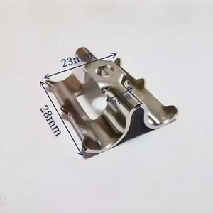 Fixations personnalisées en acier inoxydable pour terrasses en bambou, clips de fixation pour revêtements de sol extérieurs en bois de bambou - Product Image 1