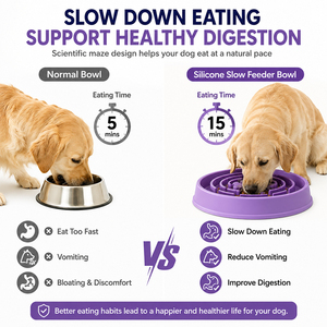 Nouveau bol <span class=keywords><strong>anti</strong></span>-anxiété pour chien avec logo personnalisé, bol à alimentation lente pour chien, puzzle d'alimentation, vente en gros, bol à alimentation lente en silicone pour chien - Product Image 6