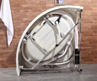 Bain à remous extérieur autoportant en fibre de verre pour 4-5 personnes, avec accoudoirs, contrôle informatique et massage – Offre Spéciale