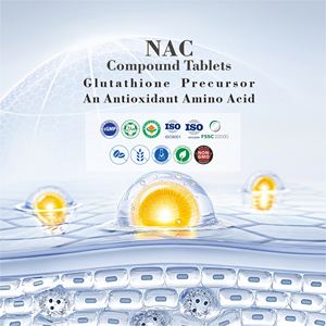 Tablet NAC Antioksidan 960 MG OEM ODM Quercetin Scutellaria Baicalensis Suplemen Nutrisi Tablet N-Asetil L-Sistein - Product Image 4