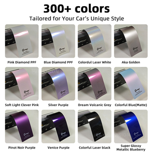 Film d'emballage pour voiture TPU Autocollants pour voiture Film d'emballage à changement de couleur pour véhicule Couleur auto-cicatrisante PPF - Product Image 2