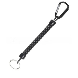 Cordon de protection rétractable pour ligne de pêche, type téléphone, avec mousqueton, pour canne à pêche moyenne et matériel de pêche - Product Image 3