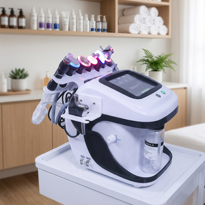 Appareil multifonction 8 en 1 d'hydrodermabrasion, jet d'eau, peeling à l'oxygène, équipement de beauté pour le visage, nettoyage en profondeur, resserrement de la peau, anti-âge - Product Image 1