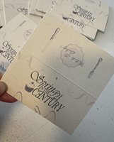 Dankeskarte 600g/m² Geprägt Letterpress Individueller Text Luxus-Briefpapier