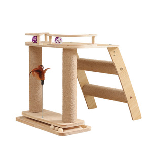 Factory direct sales of all-season cat scratching <b>posts</b>, cat tree frames, and cat beds that prevent lint and itching. - Product Image 3
