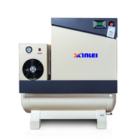 Compresseur d'air rotatif industriel à vis, lubrifié, 20HP 15kW, faible bruit, vente directe usine XLAMTD20A