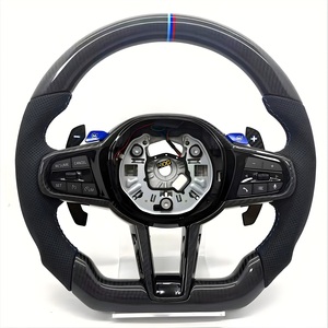 <span class=keywords><strong>Volante</strong></span> Deportivo DOS Personalizado de Fibra de Carbono con LED <span class=keywords><strong>M</strong></span> Performance, Compatible con <span class=keywords><strong>BMW</strong></span> F30 F10 F32 F10 F20 F07 F01 <span class=keywords><strong>E46</strong></span> E60 E90 M3 M4 M5 - Product Image 5