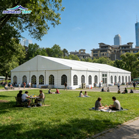Tentes de réception professionnelles d'extérieur de grande taille pour 500 à 1000 personnes, structure en alliage d'aluminium, tentes de réception blanches pour mariage et fête, en vente
