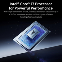 SOYEER X1 Laptop ganda Intel Core i7 1255U, Notebook komputer bisnis layar IPS 14 inci RAM 16GB SSD 1TB