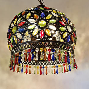 En gros Cuivre Français Plafond Pendentif Abat-Jour Vintage Lampe Lustre K9 Cristal Drop Encastré Chambre, Cuisine - Product Image 4
