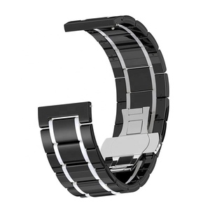 Bracelet de montre de luxe en céramique, 18mm 20mm 22mm 24mm pour <span class=keywords><strong>Samsung</strong></span> <span class=keywords><strong>Galaxy</strong></span> Watch 46mm <span class=keywords><strong>Watch3</strong></span> <span class=keywords><strong>45mm</strong></span> - Product Image 2