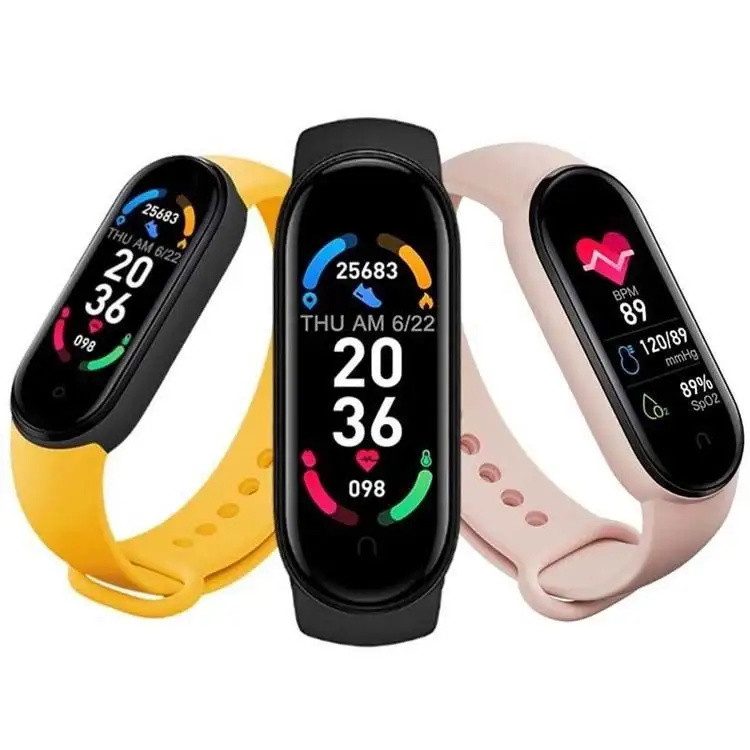 M6 Smart Band Watch Bracelet Wristband Tracker Blood Pressure Heart Rate BP Monitor Waterproof Sport Smartwatch M6 Smart Watch