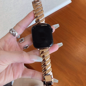 Unique 2025 elegante <span class=keywords><strong>mujer</strong></span> correa de <span class=keywords><strong>reloj</strong></span> de Metal inoxidable para <span class=keywords><strong>Apple</strong></span> <span class=keywords><strong>Watch</strong></span> Series 10 9 8 7 6 <span class=keywords><strong>5</strong></span> 4 42mm 46mm 45mm pulsera de <span class=keywords><strong>mujer</strong></span> - Product Image 5