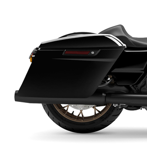 5 "étiré étendu moto bagages durs sacoches adaptées pour Harley Touring Road <span class=keywords><strong>King</strong></span> Glide Street Glide 2014-2023 noir ABS - Product Image 2