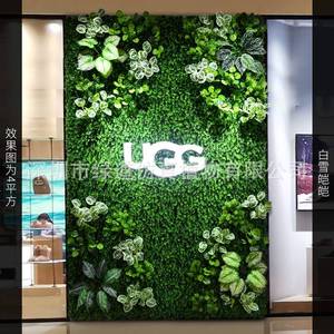 Mur végétal artificiel Greenway, panneau de verdure pour décoration intérieure, au mètre carré, style campagnard, en plastique - Product Image 1