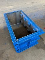 Moule en acier pour mur de soutènement en béton préfabriqué, type Lego, robuste, pour blocs emboîtables, coffrage modulaire empilable pour construction de barrières