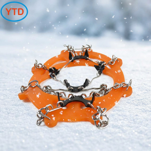 YTD YTD-014 <span class=keywords><strong>Ramponi</strong></span> Unisex in Metallo ad Alto Contenuto di Manganese Anti-Neve con Suola in Acciaio Inossidabile per Scarpe da Montagna - Product Image 1