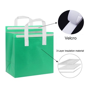 Bolsa Térmica Portátil con Cierre de Velcro, Bolsa Aislante de Papel de Aluminio No Tejido, Bolsa para Almacenamiento en Frío de Café, Leche, Té y Alimentos con Diseño Estampado - Product Image 2