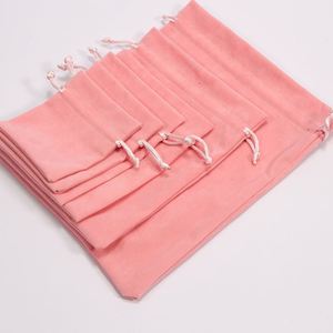 Bolsa de Terciopelo Rosa con Cordón de Microfibra para Cartas del Tarot, Maquillaje, Joyería, Collares, Relojes, Gafas, Reciclable y Personalizable - Product Image 2