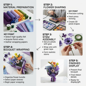 Ramo <span class=keywords><strong>de</strong></span> Rosas <span class=keywords><strong>de</strong></span> Peluche Personalizable, Juguete <span class=keywords><strong>de</strong></span> Peluche Suave para Interiores, Diseño <span class=keywords><strong>de</strong></span> Plantas Bonitas para Niños y Seres Queridos - Product Image 4