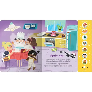Livre musical pour enfants avec chansons préenregistrées, interactif, couverture rigide en carton, papier couché, papier artistique, personnalisé pour les enfants - Product Image 2