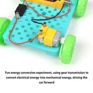 Véhicule électrique à quatre roues auto-fabriqué Technologie <span class=keywords><strong>de</strong></span> bricolage pour enfants Petit fabricant <span class=keywords><strong>Expérience</strong></span> scientifique <span class=keywords><strong>amusante</strong></span> - Product Image 5