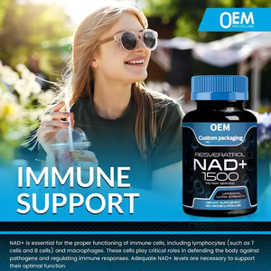 สูตรฟื้นฟู <span class=keywords><strong>NAD</strong></span>+ ต่อต้านริ้วรอย ส่วนผสมเอ็นอาร์และเรสเวอราทรอลเพื่อการบำรุงเทโลเมียร์ สุขภาพผิว และการทำงานของกล้ามเนื้อ - Product Image 4