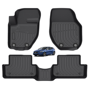 Tappeti per auto 3D Tpe di lusso personalizzati all'ingrosso impermeabili antiscivolo per auto <span class=keywords><strong>tappetini</strong></span> per <span class=keywords><strong>Volvo</strong></span> <span class=keywords><strong>V40</strong></span> 2012-2019 tappetino berlina - Product Image 1