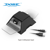 Station de charge double DOBE Factory en plastique ABS pour manette Playstation 5, accessoires de jeu