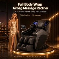 Fauteuil de massage électrique 8D à gravité zéro, le meilleur de Chine, en cuir PU, pour salon, massage corporel complet, pétrissage des tissus profonds 2026, compression d'air 360°, Foshan