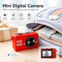 Mini cámara de video portátil 1080P, grabadora de bolsillo con pantalla IPS, ligera, regalo para estudiantes, vlogs, pasatiempos, viajes