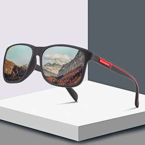 Lunettes de soleil polarisées carrées surdimensionnées HD personnalisées avec logo pour femmes et hommes, idéales pour la pêche et la conduite – Collection 2025 – Vente en gros - Product Image 1